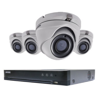 Hikvision 5MP 4 channel camera system