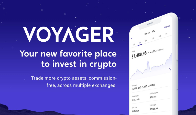 Voyager supports Bitcoin, top DeFi coins, stablecoins, and a wide-variety of altcoins.